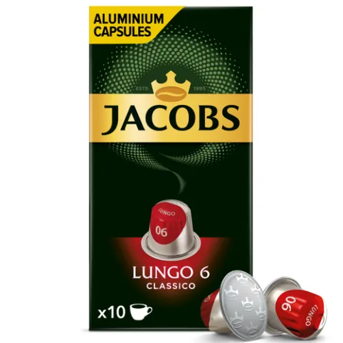 Kafijas kapsulas Jacobs Lungo 6 10x5,2g
