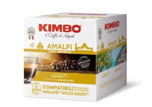 Kafijas kapsulas KIMBO Dolce Gusto Amalfi, 16x7 g