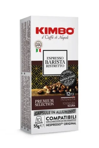 Kafijas kapsulas KIMBO Espresso Ristretto, 10x 5.5g