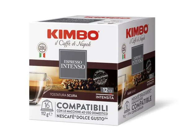 Kafijas kapsulas KIMBO Intenso, 16x7g