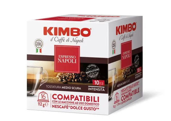 Kafijas kapsulas KIMBO Napoli, 16x7 g