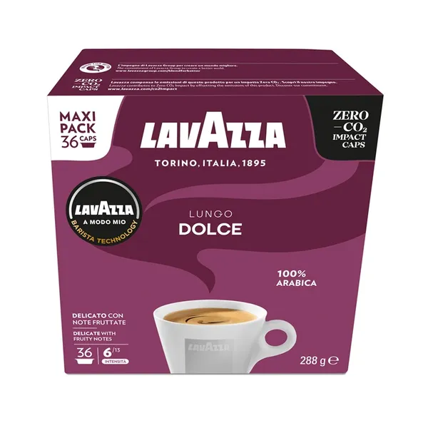 Kafijas kapsulas LAVAZZA, A Modo Mio Lungo Dolce, 288g