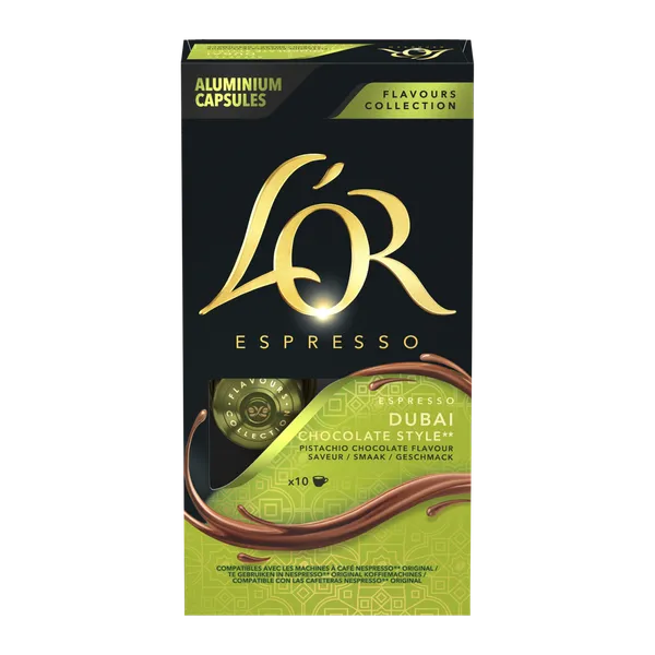Kafijas kapsulas L'OR DUBAI CHOCOLATE 10x5,2g