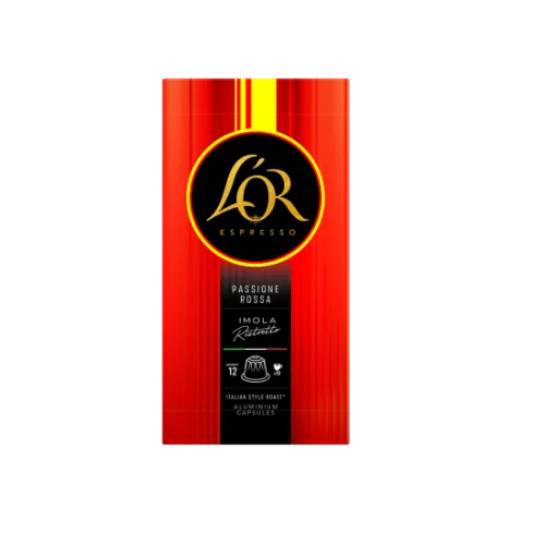 Kafijas kapsulas L'OR Ferrari Passiona Rossa Imola Ristretto, 10x5,2g