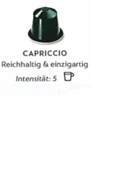 Kafijas kapsulas NESPRESSO Capriccio, 5g,10gab
