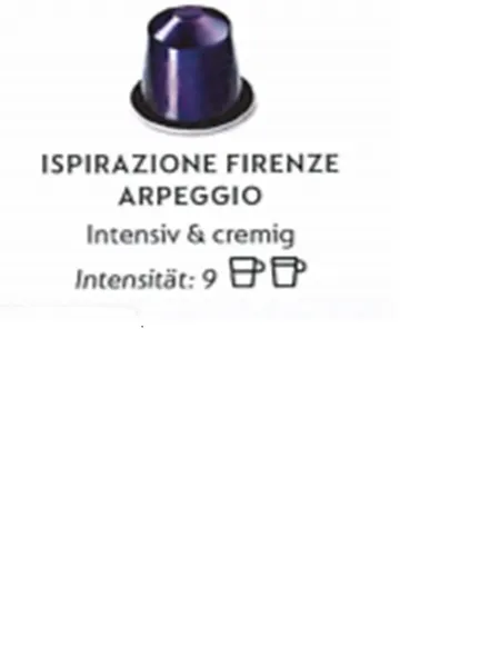 Kafijas kapsulas NESPRESSO Ispirazione Italiana Arpeggio, 53g,10gab