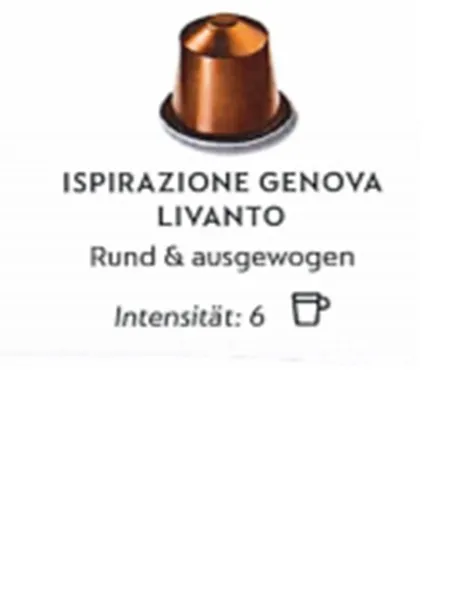 Kafijas kapsulas NESPRESSO Italiana Livanto, 5g,10gab