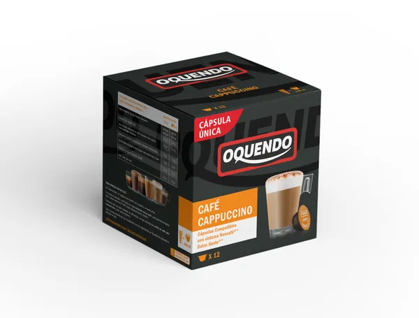 Kafijas kapsulas OQUENDO DG Cappuccino, 16gx12gab