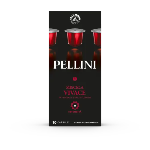 Kafijas kapsulas PELLINI Vivace, 10x5,5g (Nespresso)