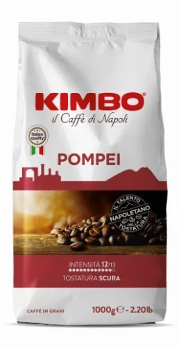 Kafijas pupiņas KIMBO Pompei, 1 kg