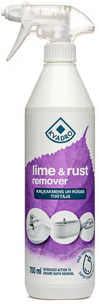 Kaļķakmens un rūsas tīrītājs KVADRO, 700ml