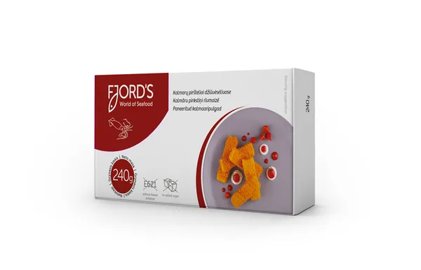 Kalmāru pirkstiņi FJORD'S rīvmaizē, 240g, saldēti