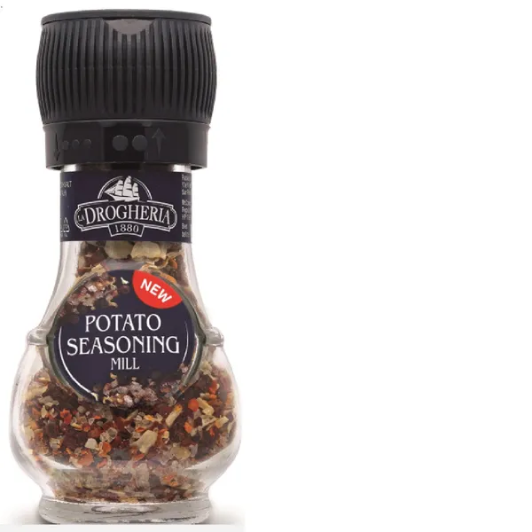 Kaltētu garšvielu un garšaugu maisījums ar sāli  LA DROGHERIA, kartupeļiem, 65g