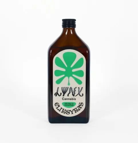 Kaņepju sīrups LYNX, 0.5l