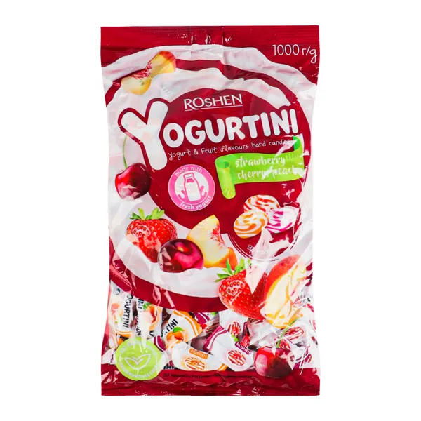 Karamele ROSHEN Yogurtini, ar jogurta garšu asorti, 1kg