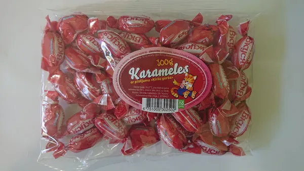 Karameles ar ķiršu garšu, 300g