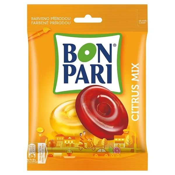 Karamele BON PARI Citrus Mix 90g
