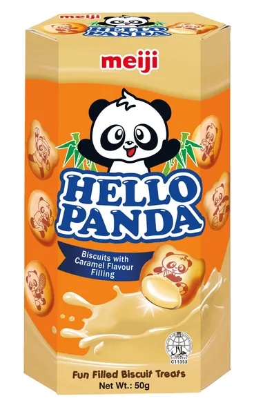 Karameļu cepumi MEIJI HELLO PANDA, 50g