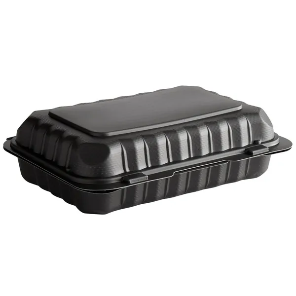 Kārba ar vāku, PP, melna, 22x16x6cm, 300gab, 1.925kg