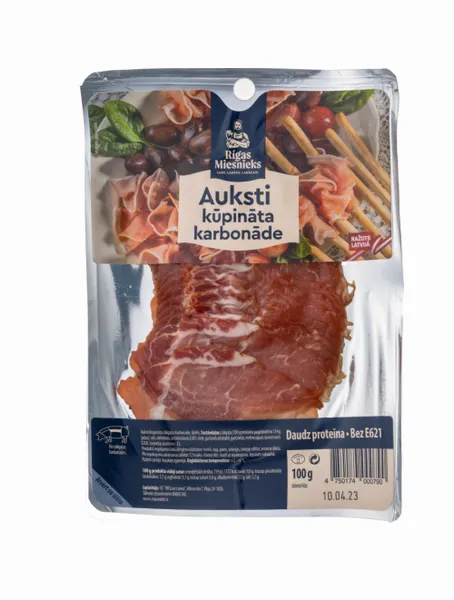 Karbonāde auksti kūpināta šķēlēs 100g