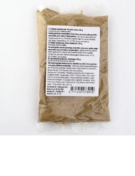 Kardamons, sasmalcināts, 100g