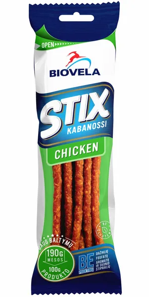 Gaļas nūjiņas Kabanosi k/k vistas 100g