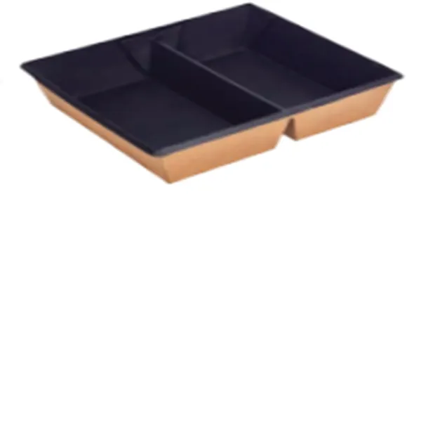 Kartona kārba craft melna, 1200ml, 2-daļīga,  19x20x5.5cm, 0.61kg, 20gab