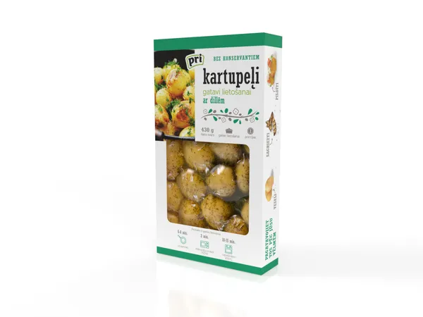 Kartupeļi vārīti ar dillēm 430g