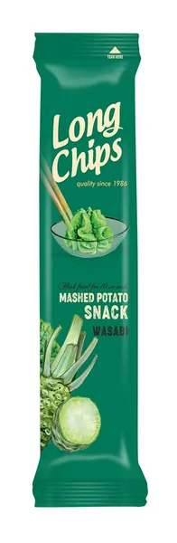 Kartupeļu plāksnes LONGCHIPS ar vasabi garšu, 75g