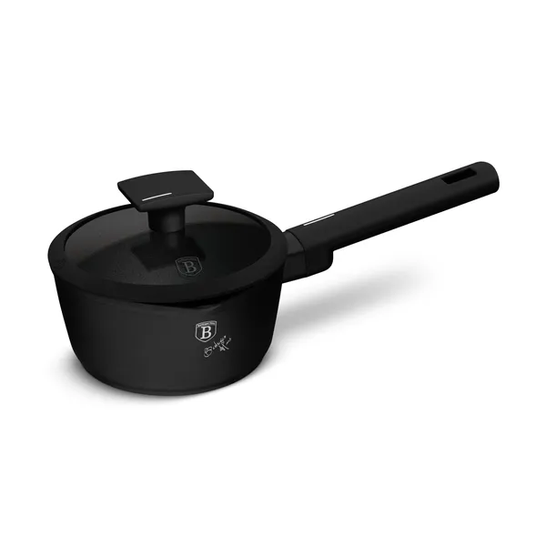Katls MATE BLACK, ar vāku,  alumīnijs, 1.2l, D16cm 1gab