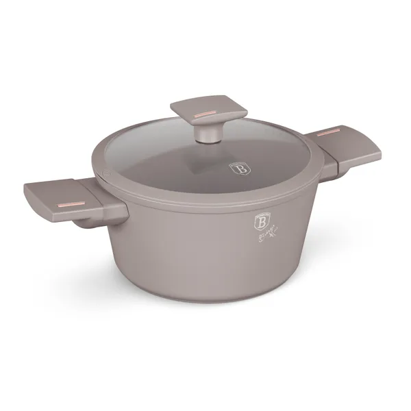 Katls TAUPE ar vāku, alumīnijs, 2.6l, D20cm, 1gab