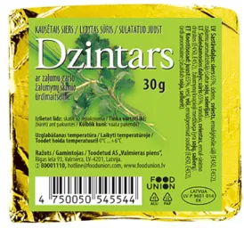 Kaus. sieriņš Dzintars, zaļumi 30g