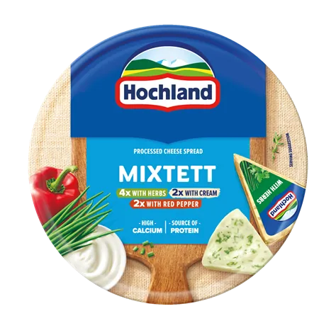 Kausētais siers HOCHLAND Mixtett, 140 g