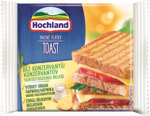 Siers šķēlēs kausētais Tost 8gab/130g, Hochland