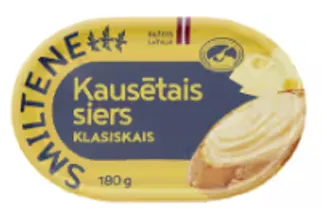 Kausētais siers SMILTENE Klasiskais 180g