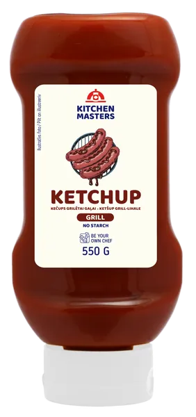 Kečups grilētai gaļai KITCHEN MASTERS, 550g
