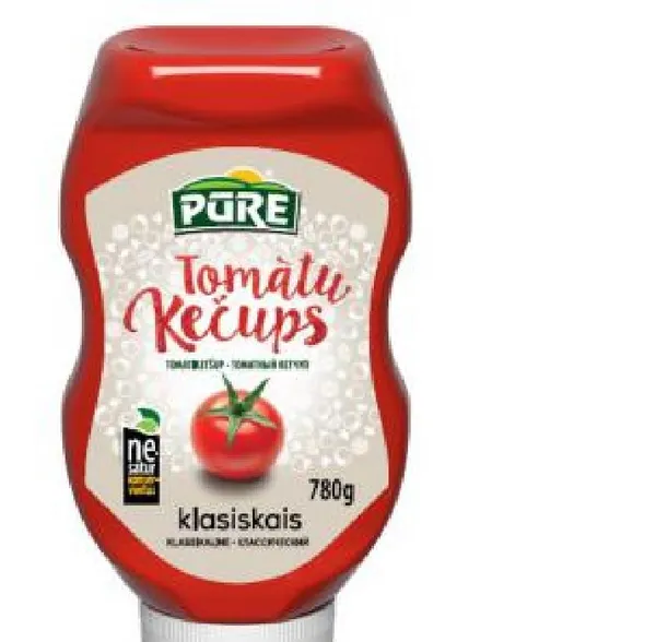 Tomātu kečups PŪRE klasiskais 780g