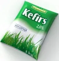 Kefīrs 2% plēvē 1kg, Tukuma Piens