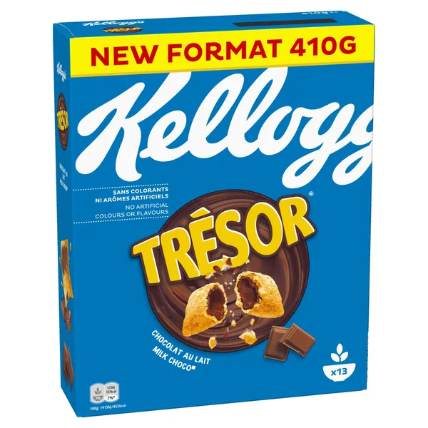 Kellogg's Brokastu pārslas TRESOR MILK CHOCO 410g