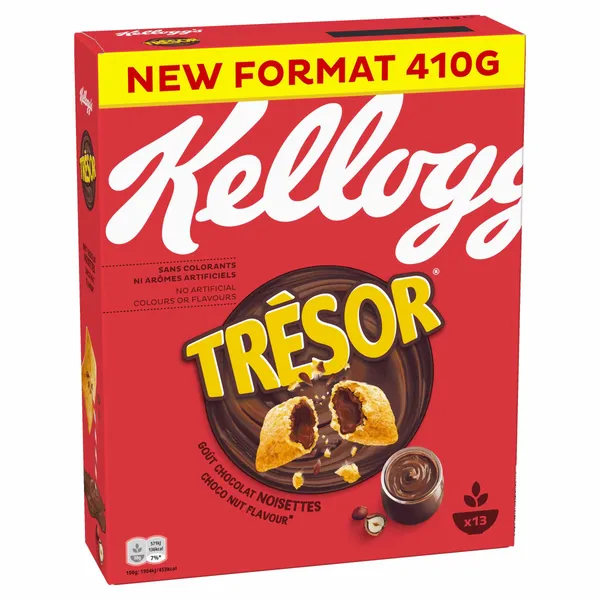 Kellogg's Brokastu pārslas TRESOR CHOCO NUT 410g