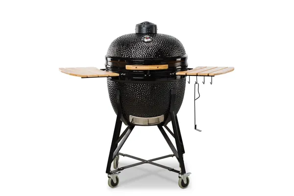 Keramikas grils KAMADO BONO Grande 23" 59cm, melns