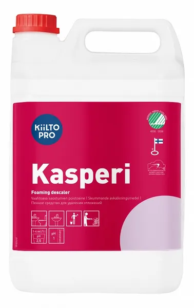 Kiilto Kasperi, Sanitāro telpu tīrīšanas koncentrāts rūsas noņemšanai, 5l