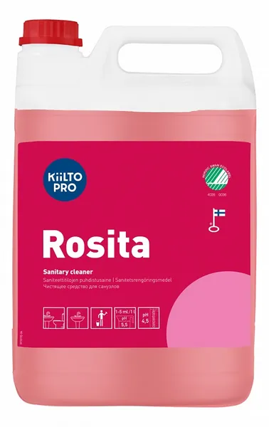 Kiilto Rosita, Sanitāro telpu tīrīšanas koncentrāts ar noturīgu aromātu, 5l