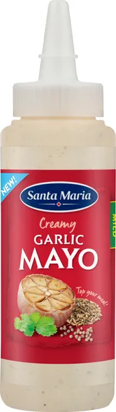 Ķiploku mērce (mayo) 250ml, Santa Maria