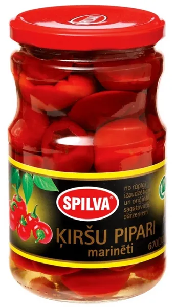 Ķiršu pipari Spilva marinēti 0.72l