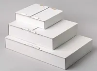 Klinģeru kastes 450x350x100mm, 25 gab, baltas/brūnas, 6.45kg, PAP