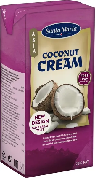 Kokosriekstu krēms 1 l , Santa Maria