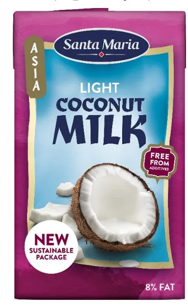 Kokosriekstu piens Santa Maria liesais 250ml