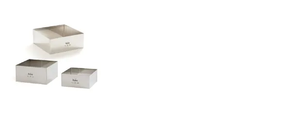 Konditorejas forma - kvadrāts, 12 x 12 cm, H 6 cm