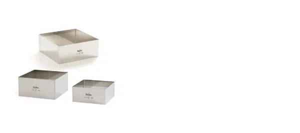 Konditorejas forma - kvadrāts, 15 x 15 cm, H 6 cm